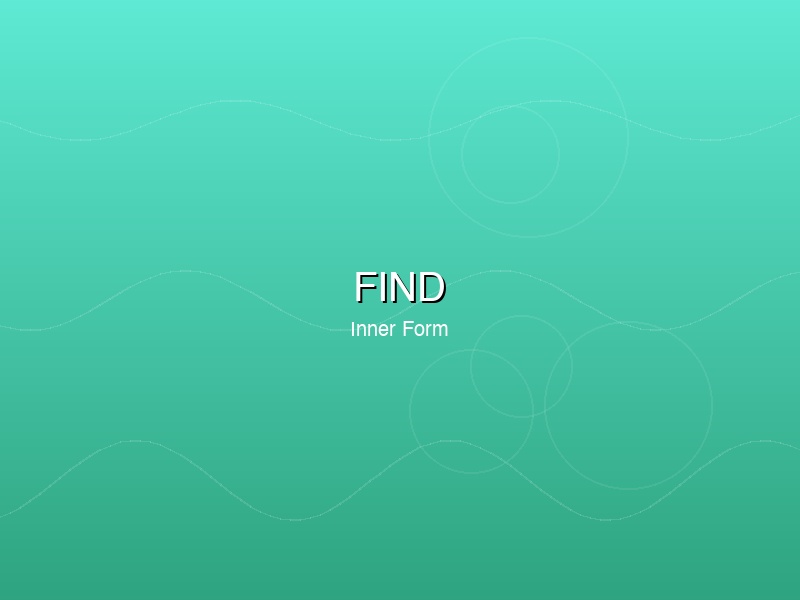 Find Your Inner Form